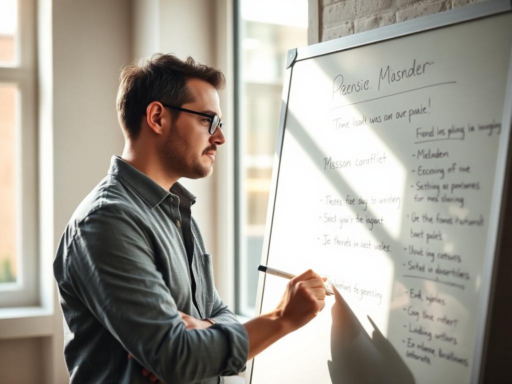 Founder writing the ToBeMentor AI mission